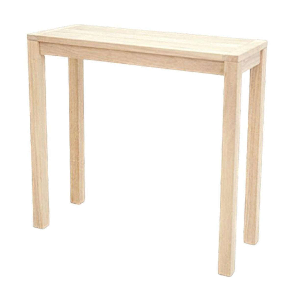 Console moderne bois hévéa 80cm ATTAN