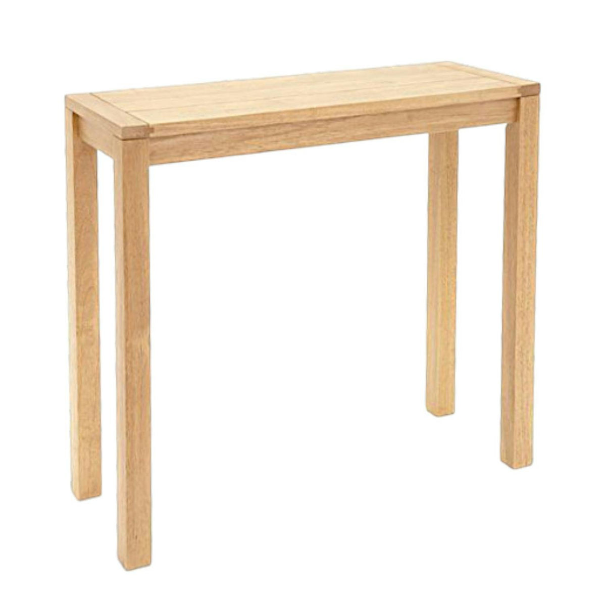 Console moderne bois hévéa 80cm ATTAN
