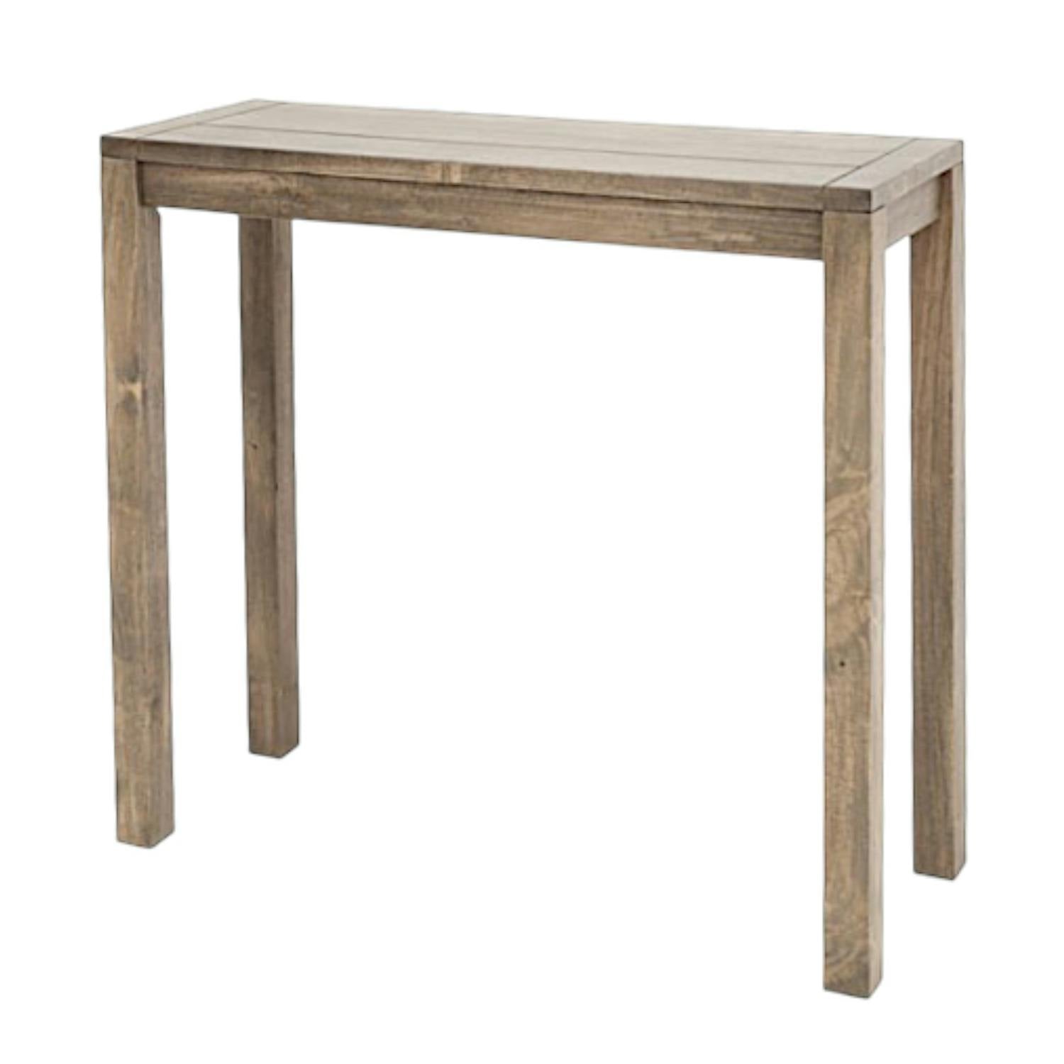 Console moderne bois hévéa 80cm ATTAN