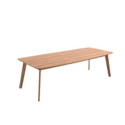 Table de jardin en teck - Style contemporain