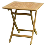 Table de jardin en teck - Style contemporain