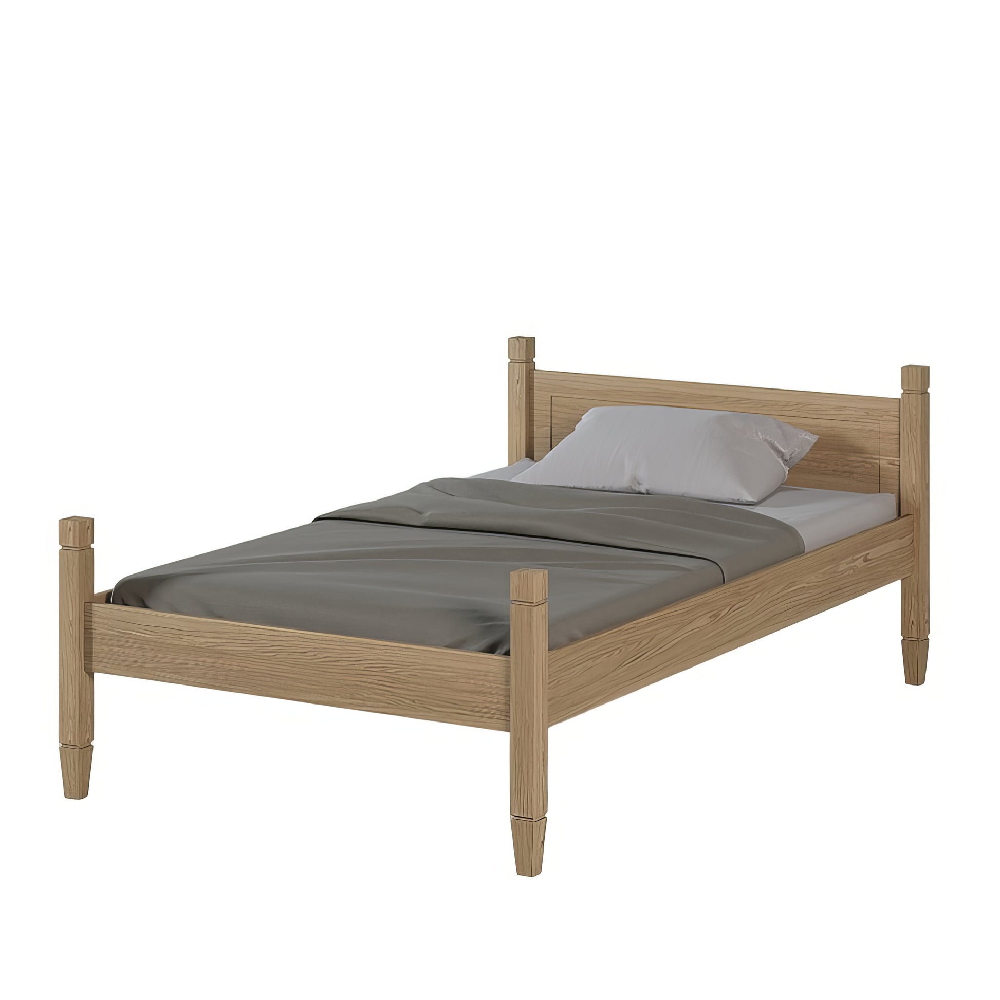 Cadre Lit Chêne Massif Naturel Chambre | Chêne LIGNART