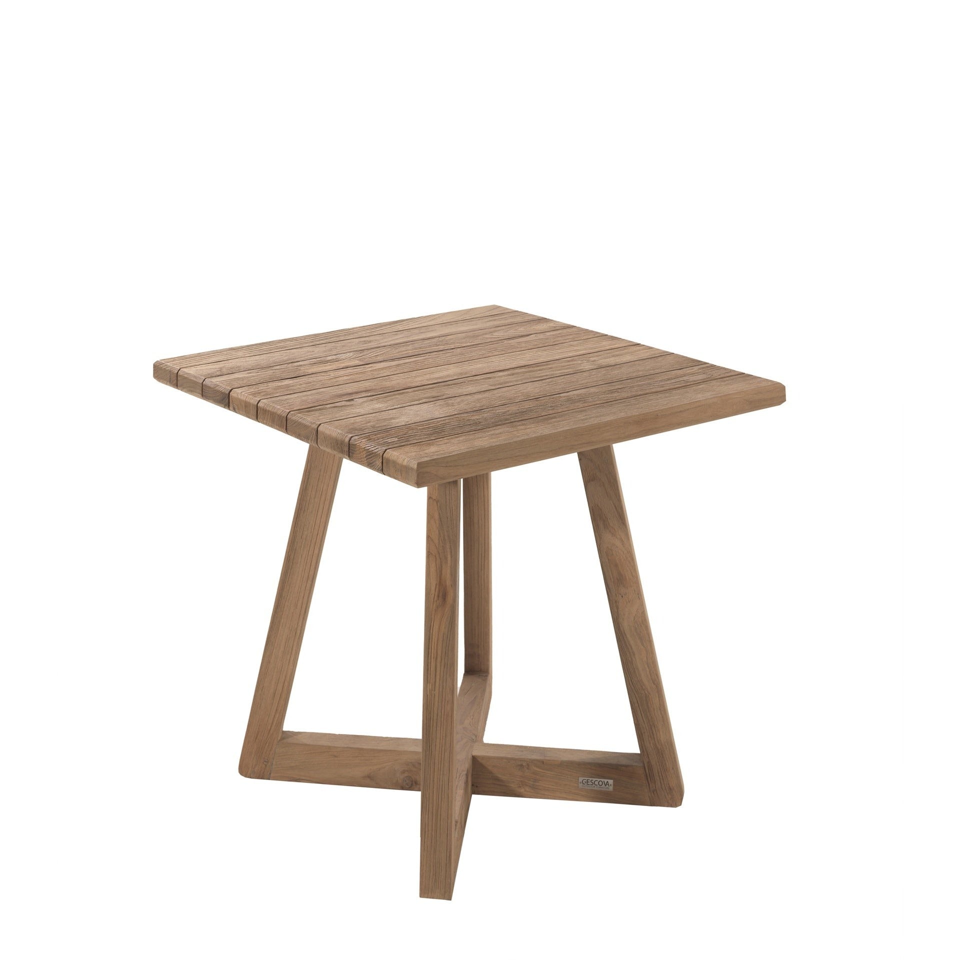 Table de jardin en teck recyclé - Style moderne