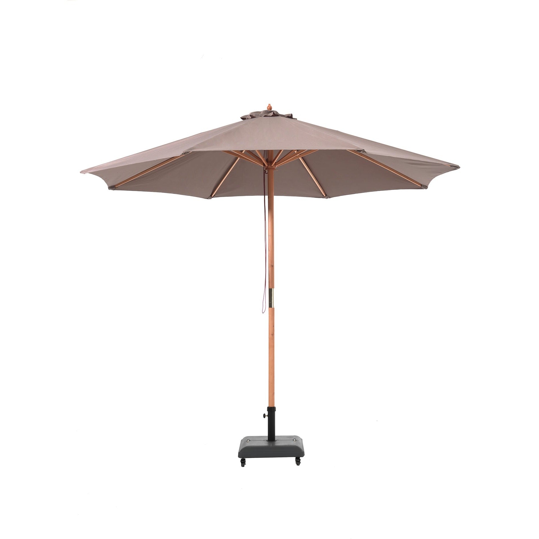 Parasol élégant en taupe - Style parasol