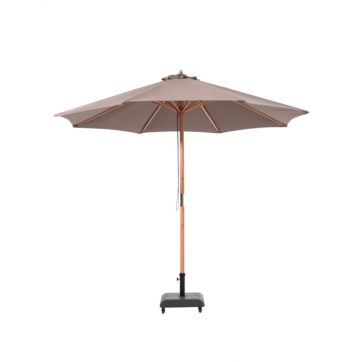 Parasol élégant en taupe - Style parasol