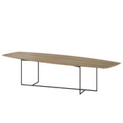 Table à Manger Chêne Massif Piètement Métal Noir | Chêne LIGNART