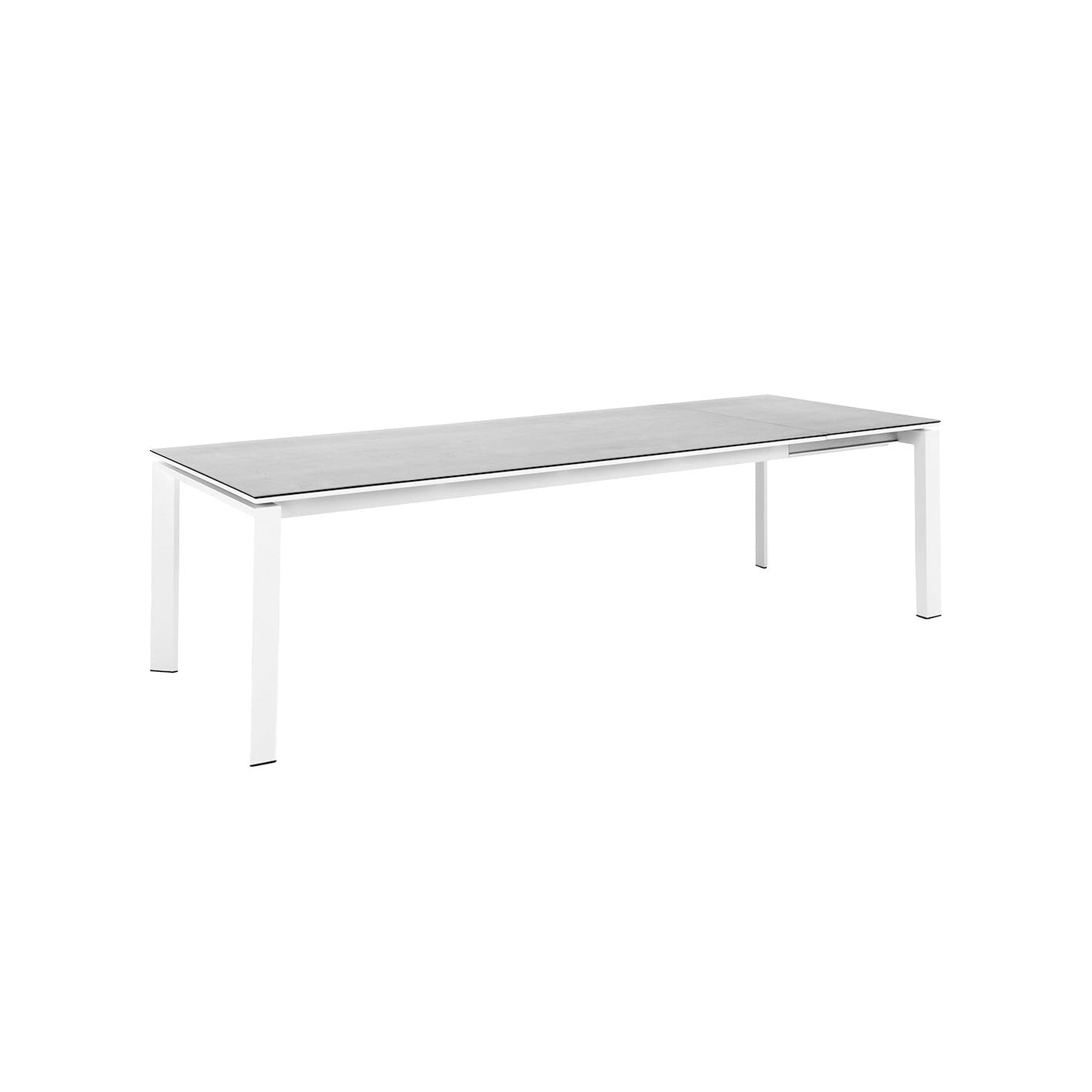 Table de jardin en aluminium et céramique - Style contemporain