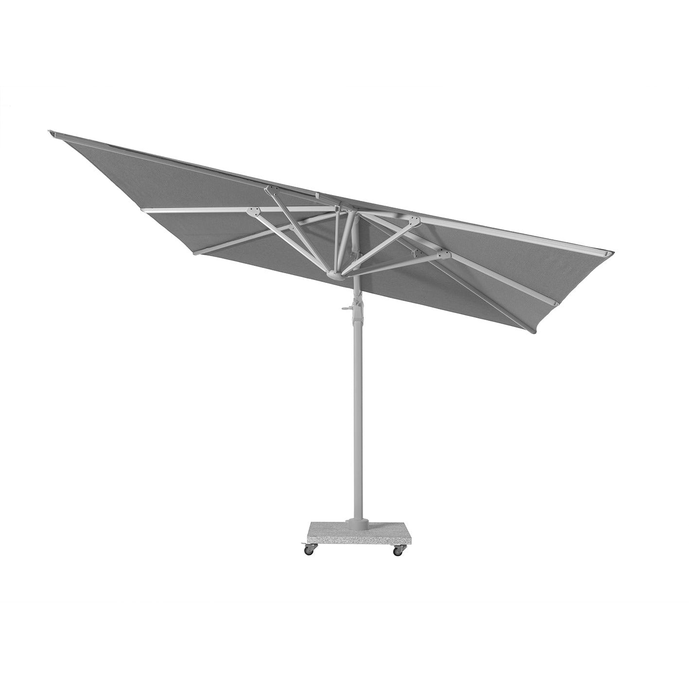 Parasol élégant en aluminium blanc - Style parasol
