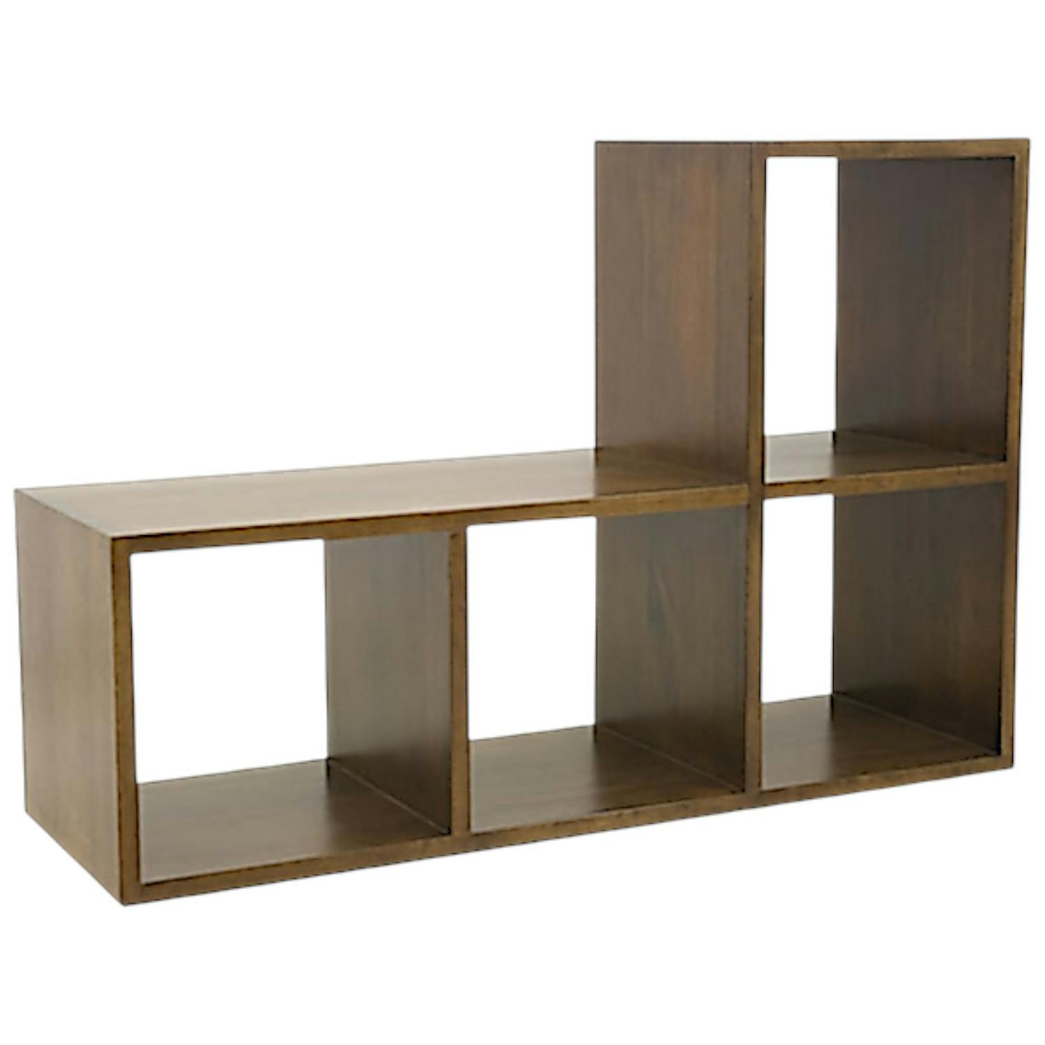 Etagère cubes Hévéa 4 niches 82x40x120cm TRADITION
