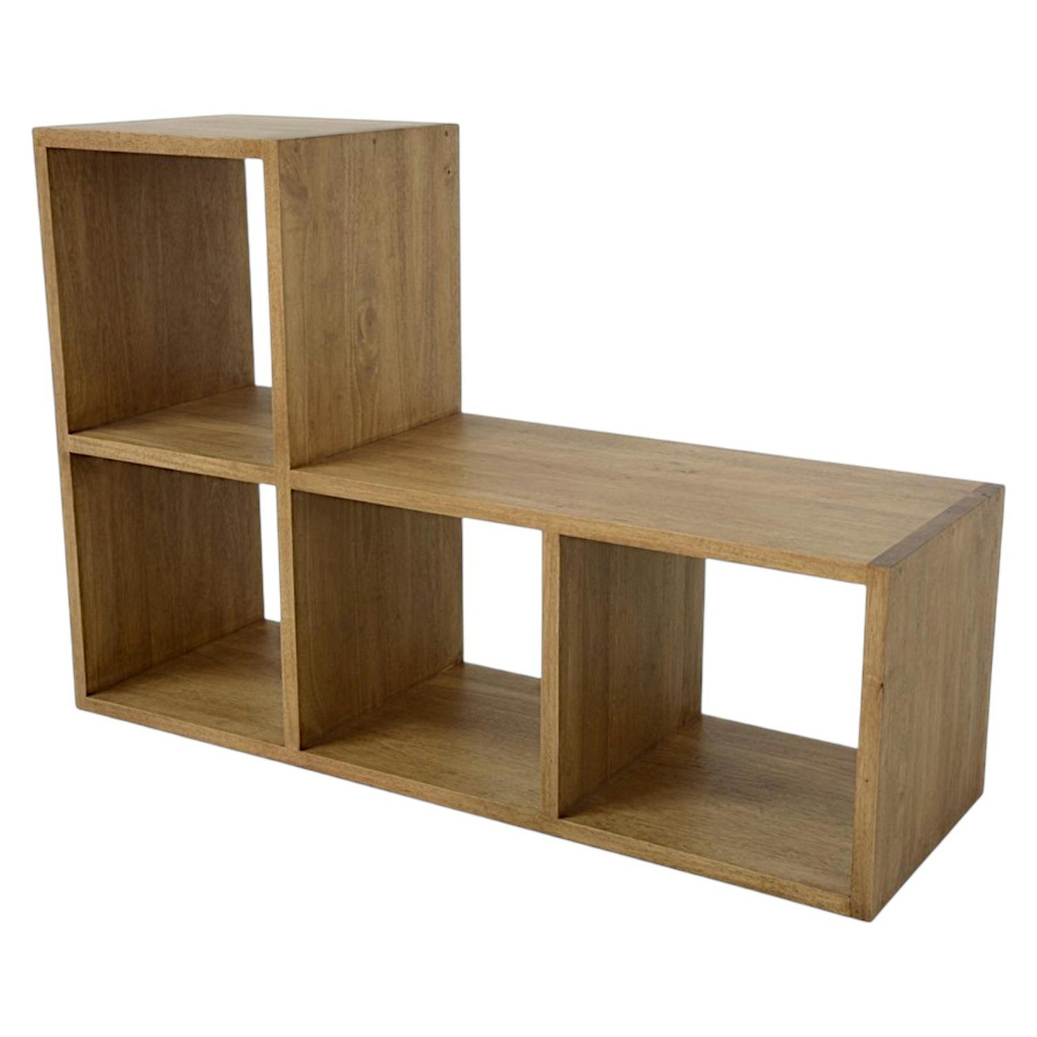 Etagère cubes Hévéa 4 niches 82x40x120cm TRADITION