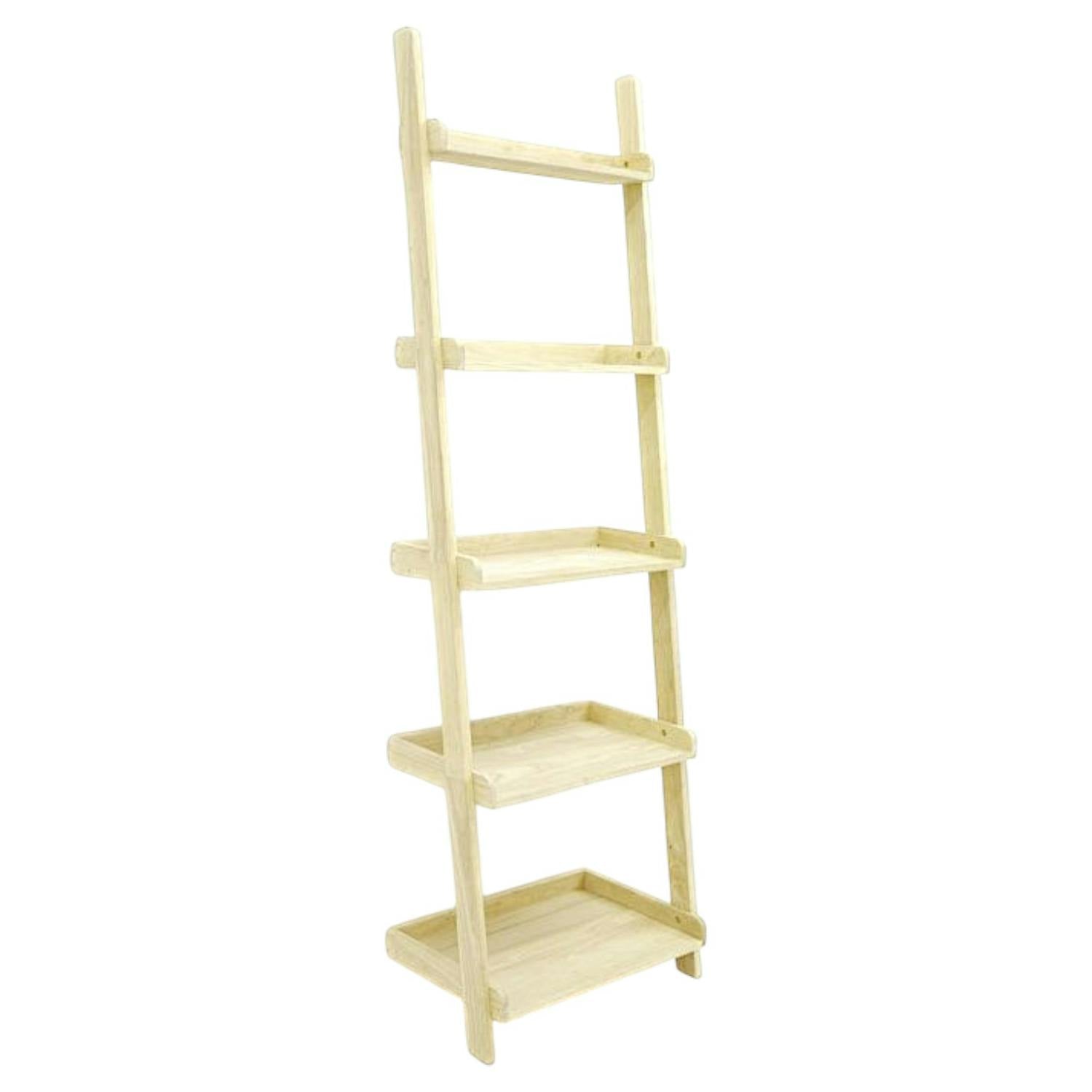 Etagère escalier hévéa H190cm HELENA