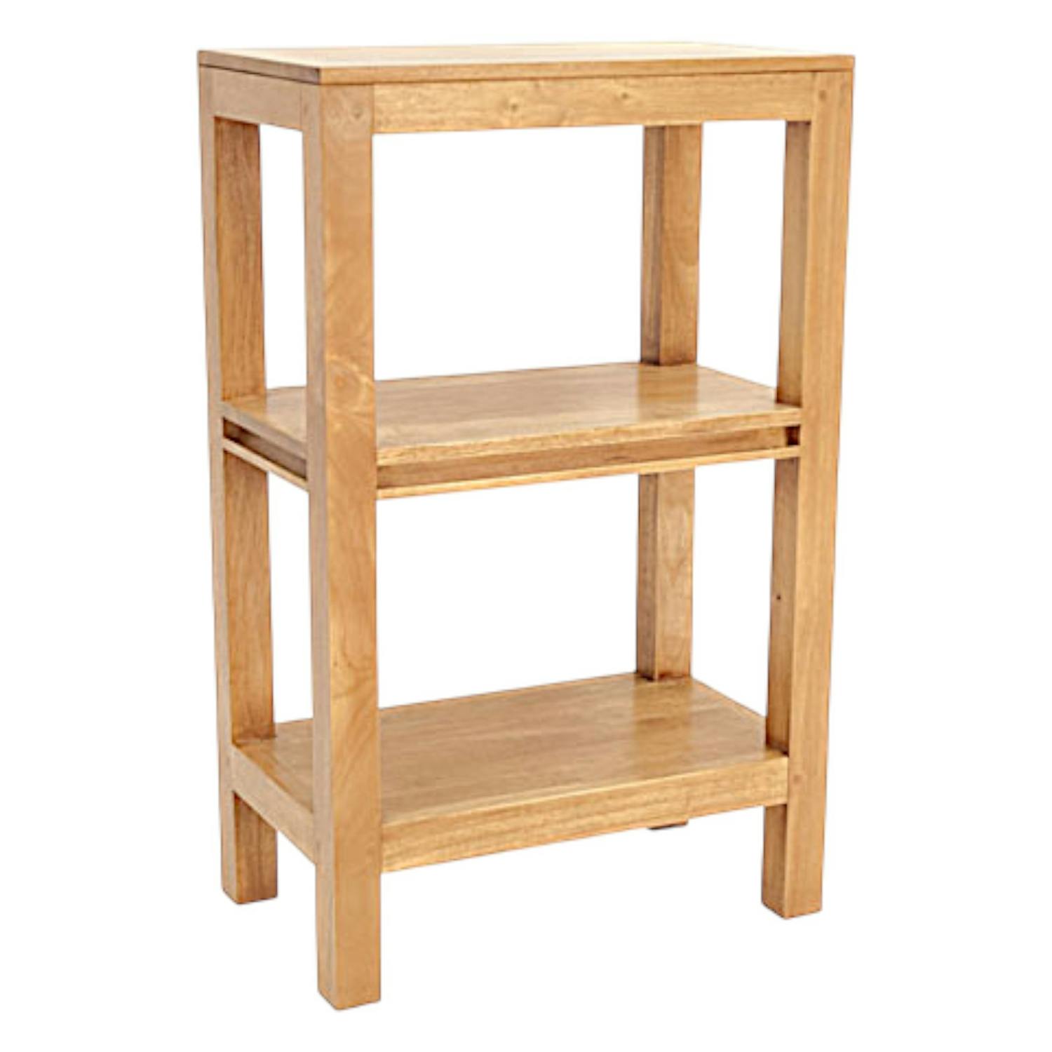 Etagère triple plateaux hévéa 80cm OLGA