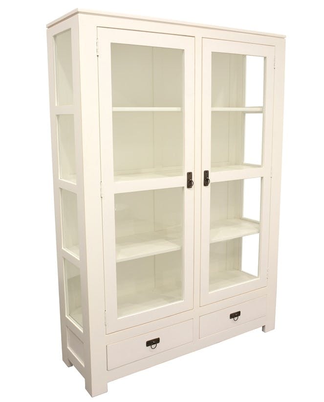 Vaisselier en bois massif - Style moderne