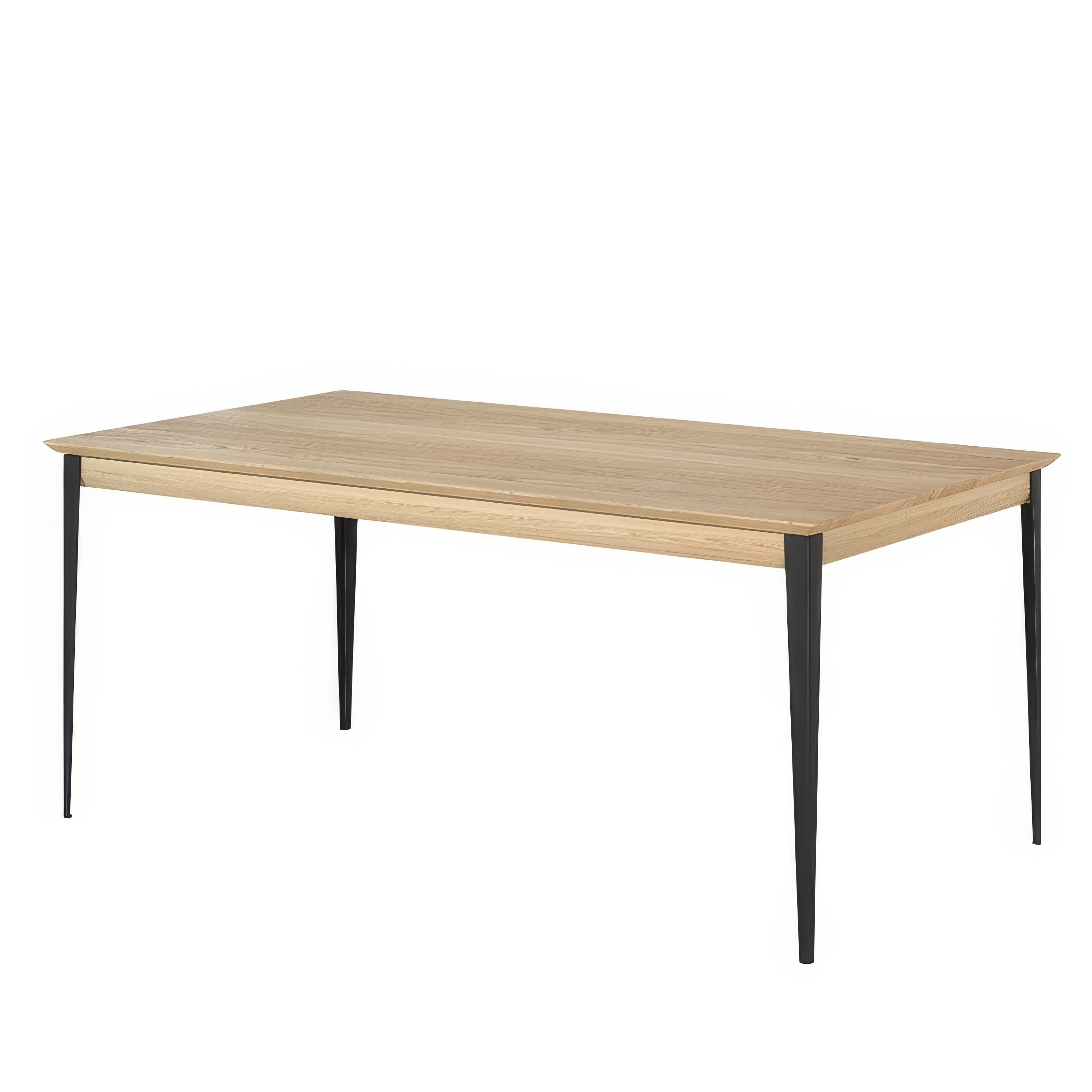 Table Salle à Manger 6 Personnes Plateau Chêne Clair | Chêne LIGNART