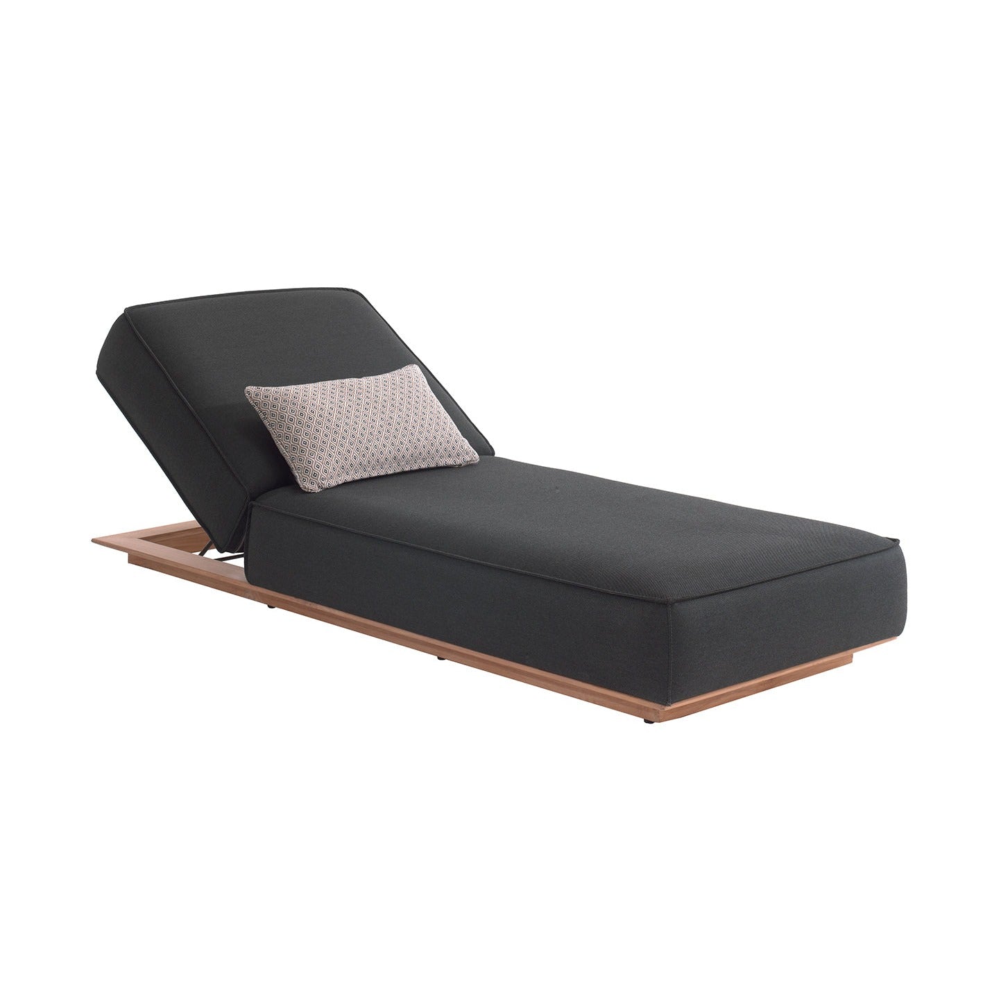 Chaise Longue en Teck Élégante | LIGNART