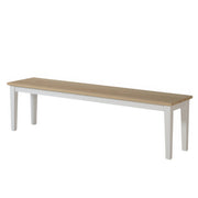 Banc Assise Design Chêne Massif Bicolore | Chêne LIGNART