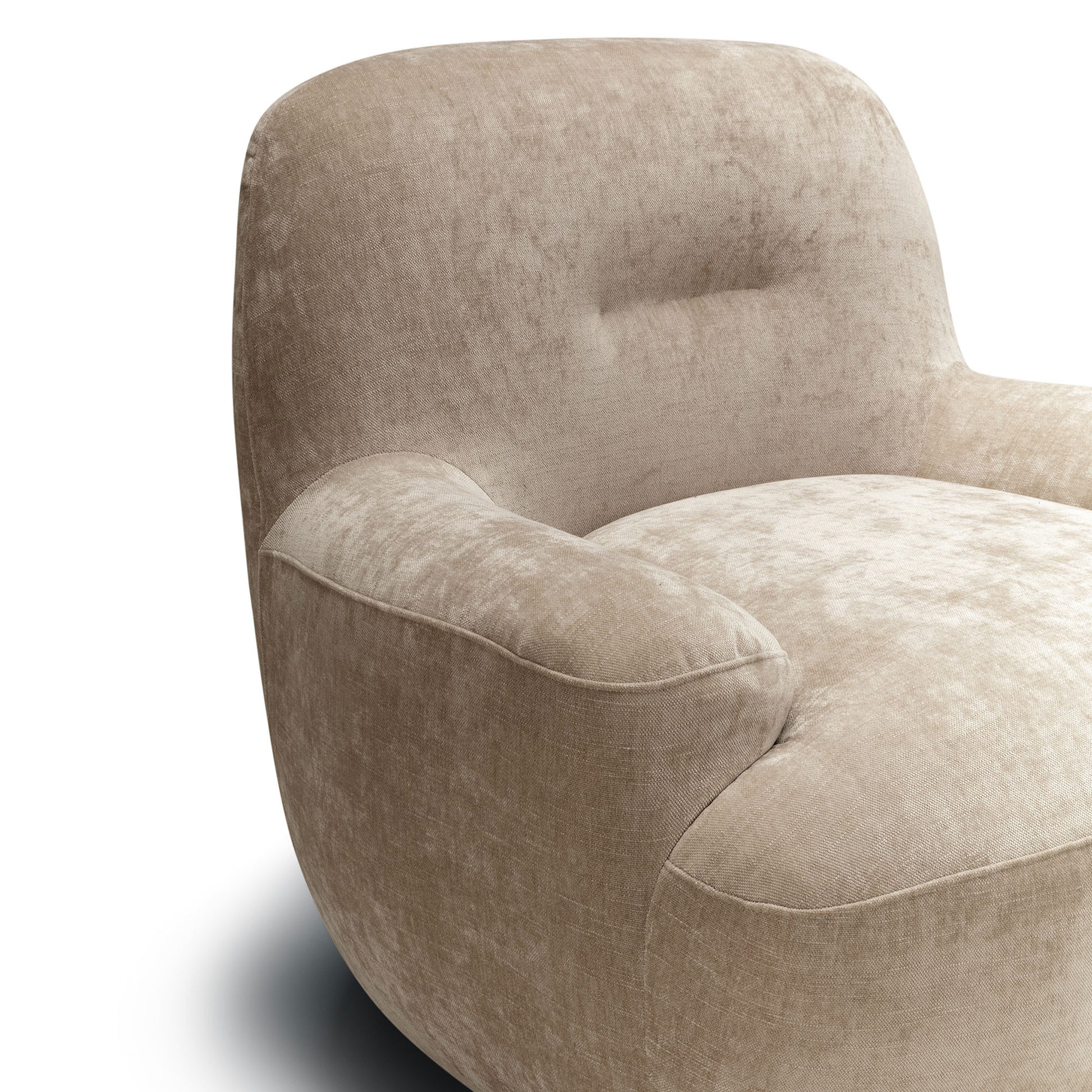 Harmonie : Fauteuil Velours Pivotant | LIGNART