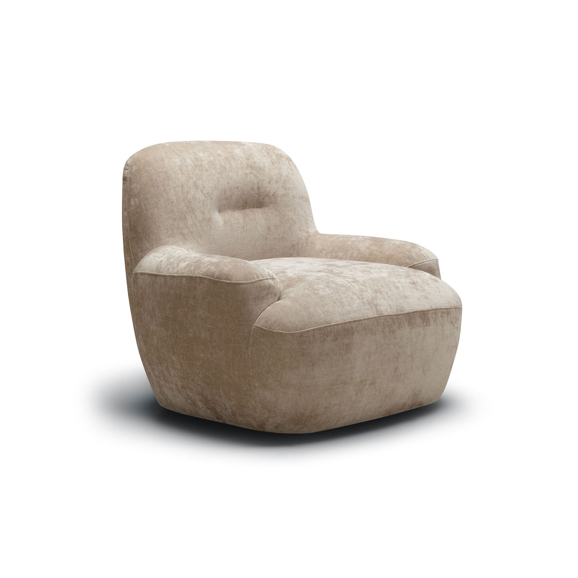 Harmonie : Fauteuil Velours Pivotant | LIGNART