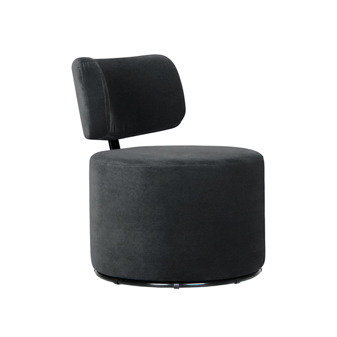 Élégance Velours: Fauteuil Pivotant | LIGNART