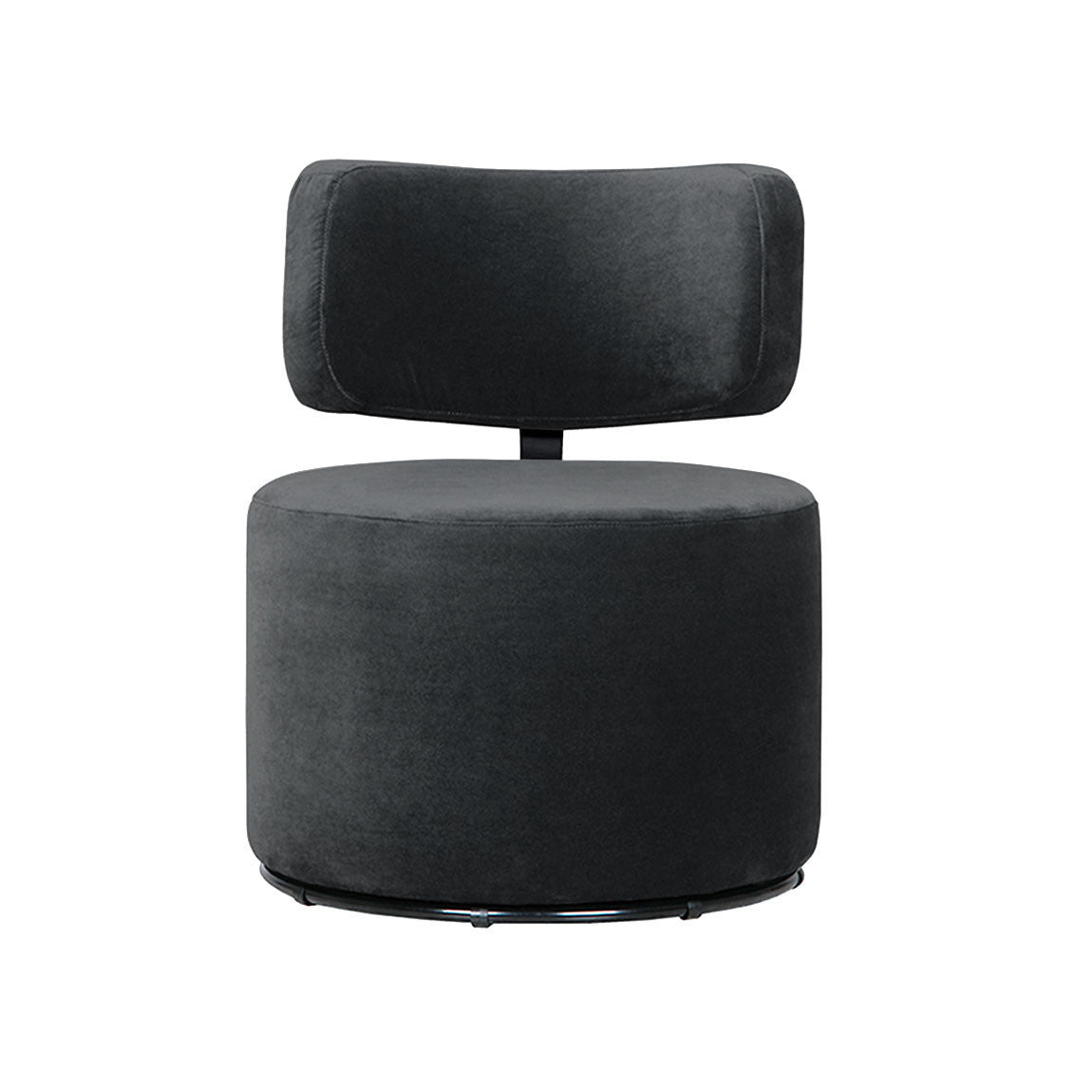 Élégance Velours: Fauteuil Pivotant | LIGNART
