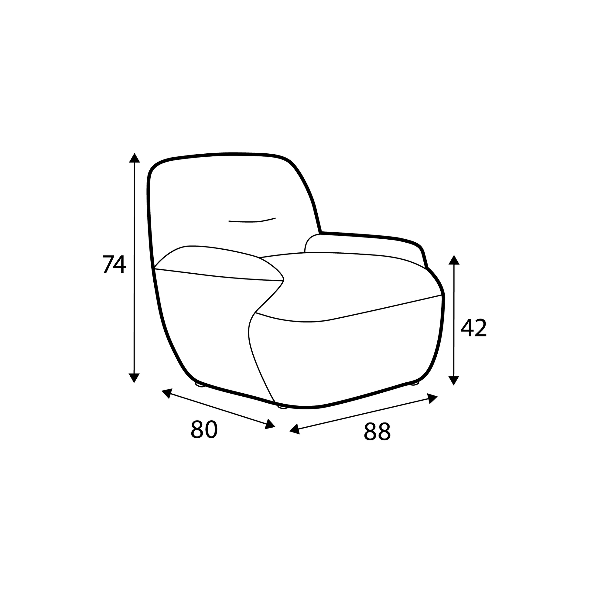 Élégance : Fauteuil Velours Pivotant | LIGNART