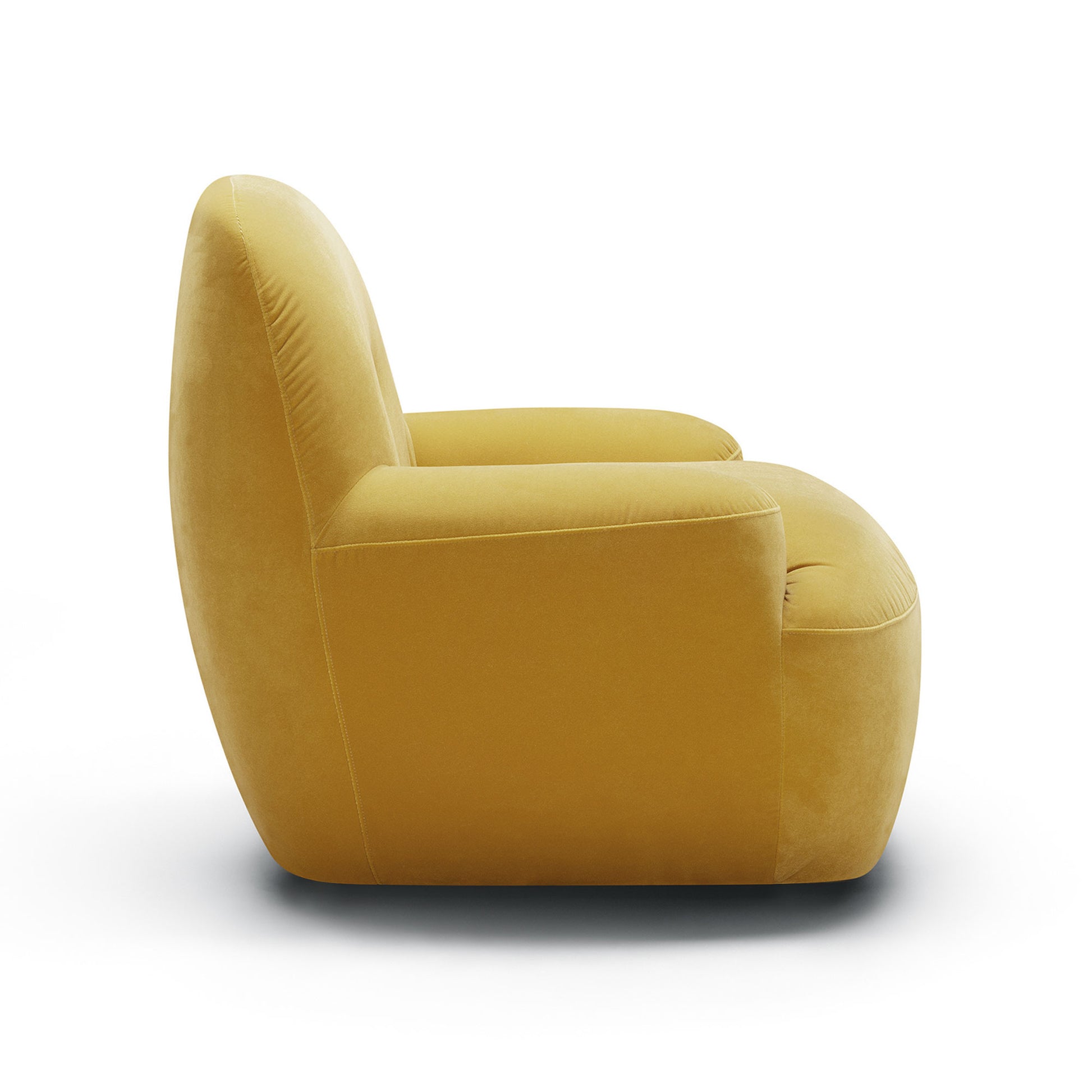 Élégance : Fauteuil Velours Pivotant | LIGNART
