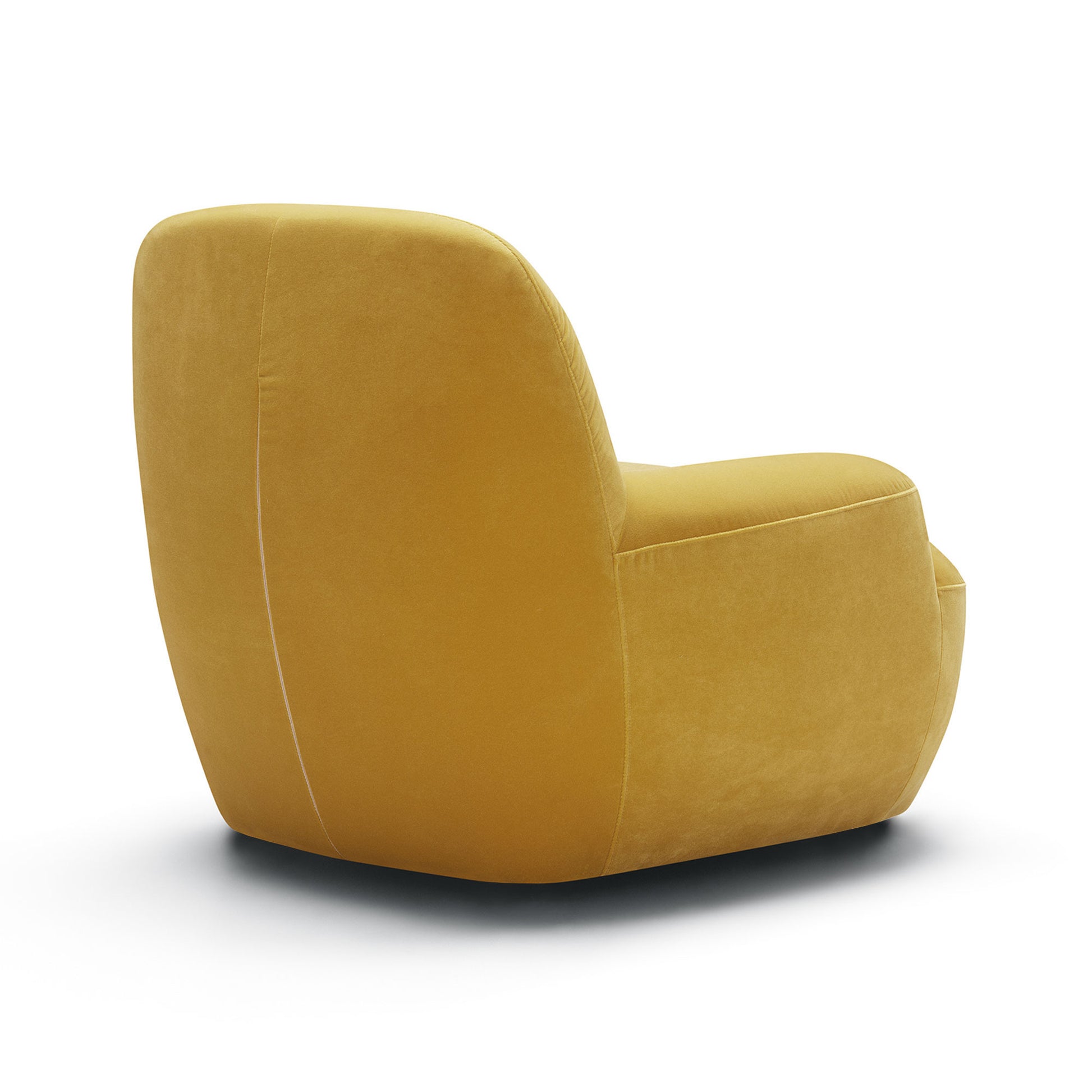 Élégance : Fauteuil Velours Pivotant | LIGNART