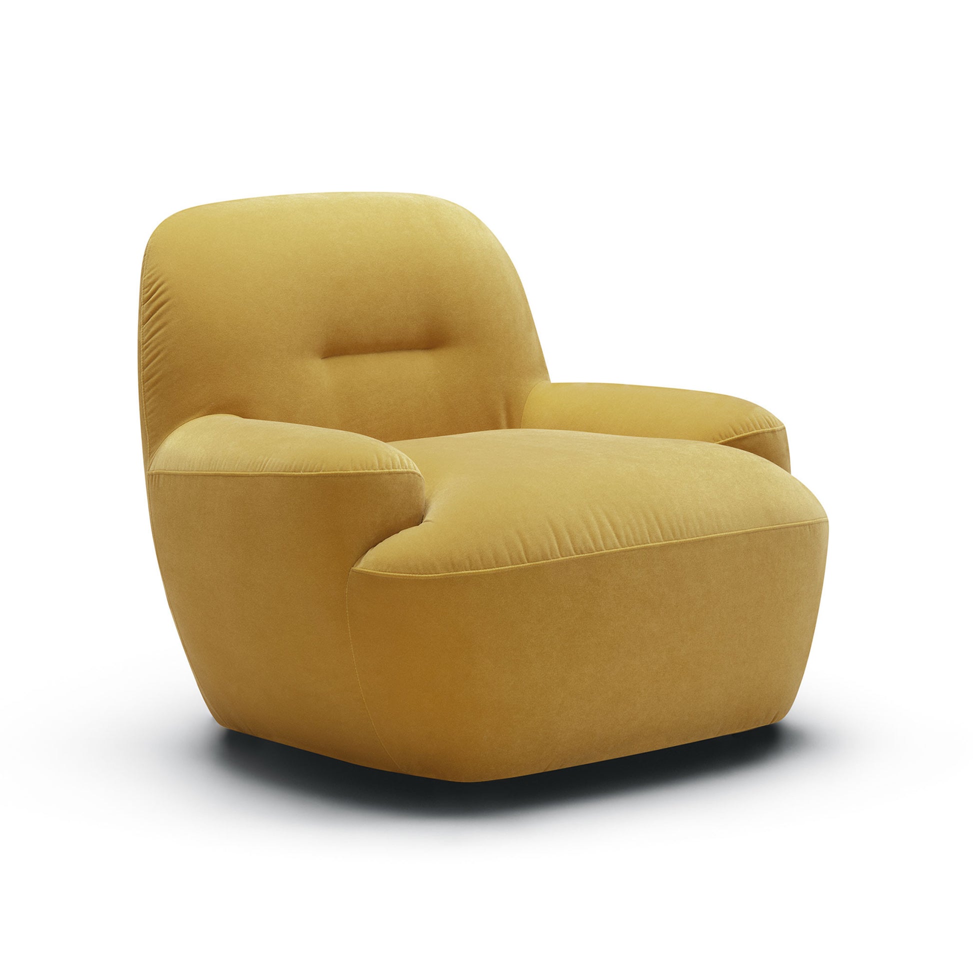 Élégance : Fauteuil Velours Pivotant | LIGNART