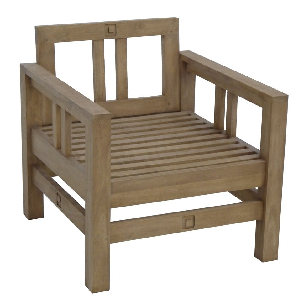 Fauteuil Hévéa 76x80x80cm TESSA
