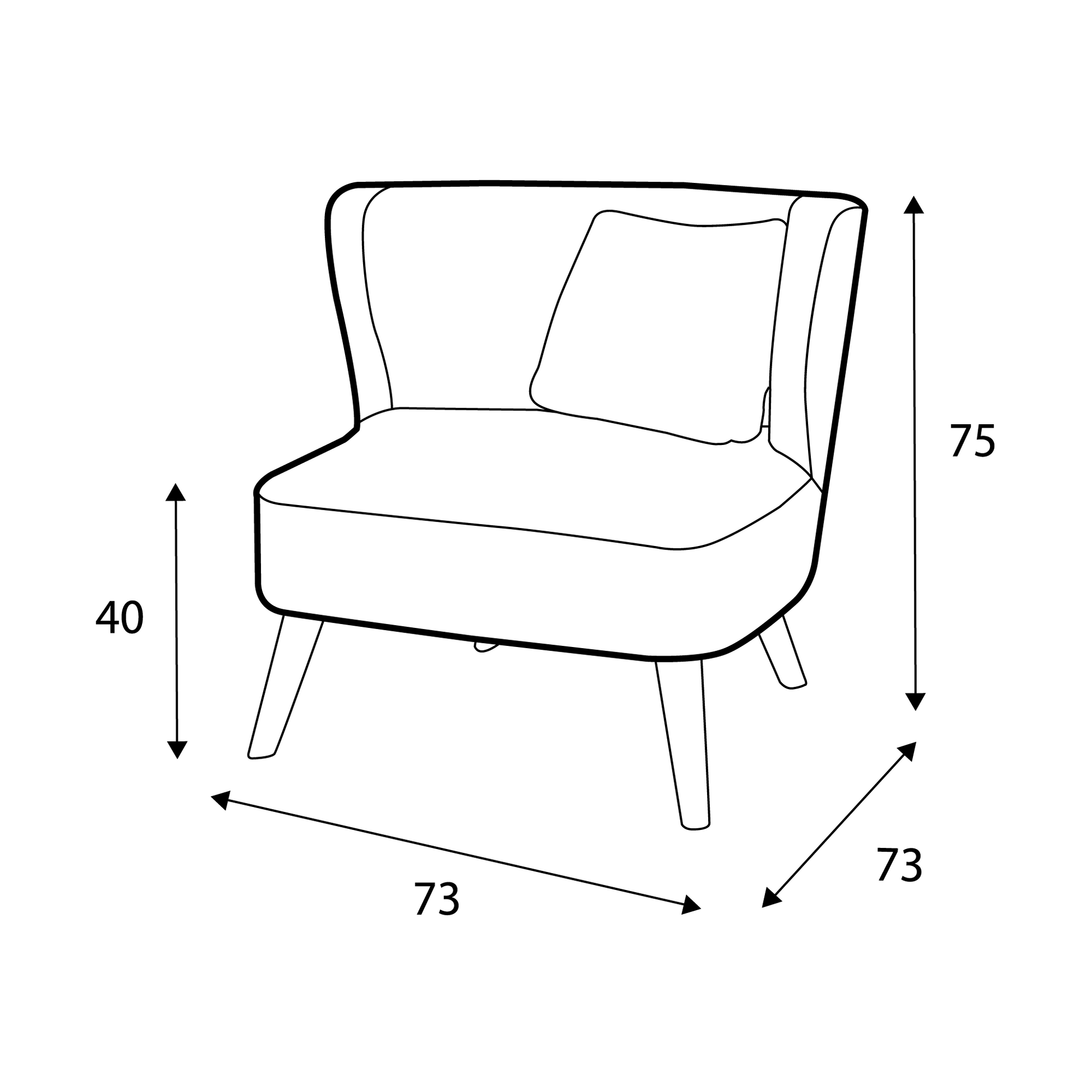Harmonie Élégante : Fauteuil Confortable | LIGNART
