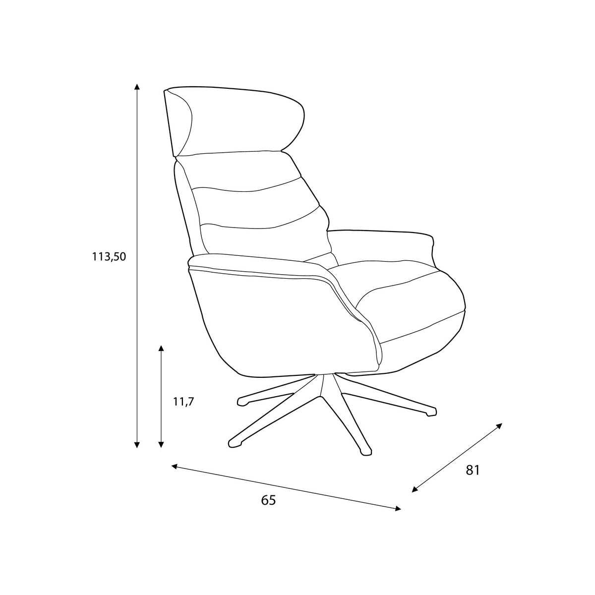 Élégance : Fauteuil Relax Cuir | LIGNART