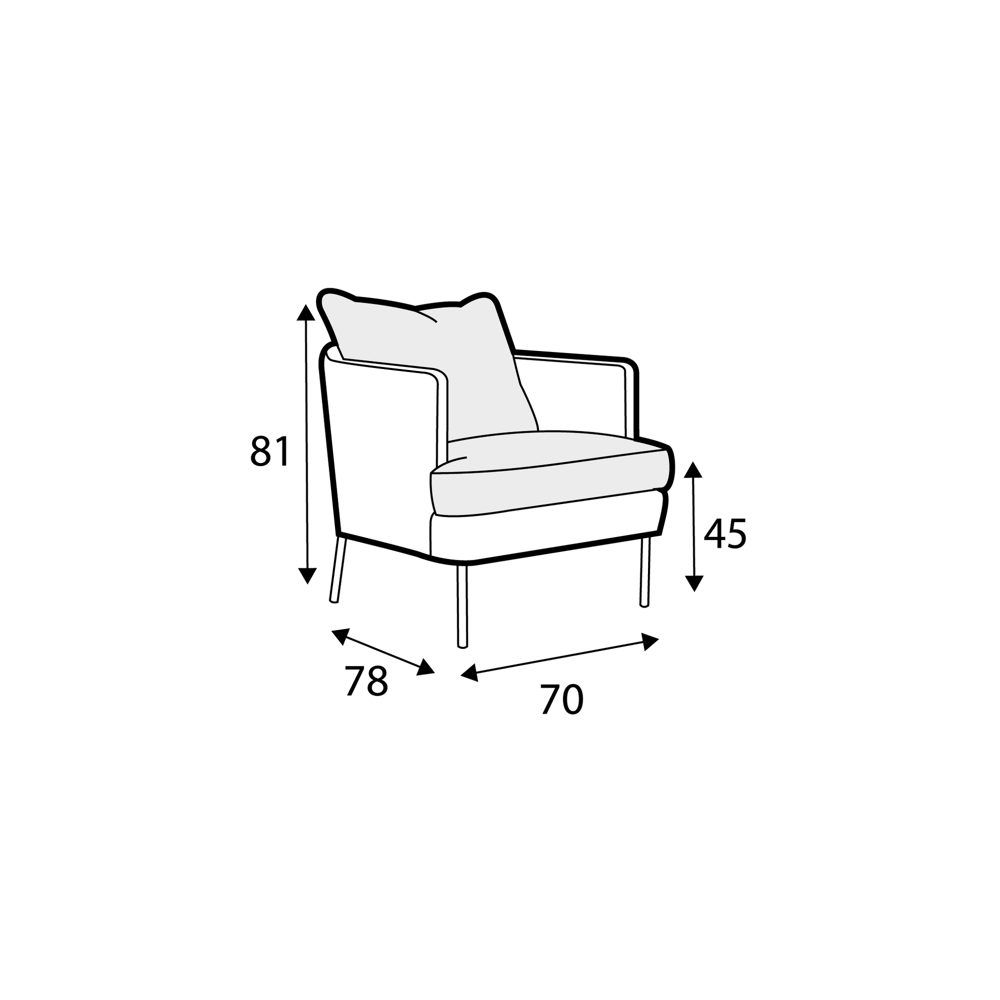 Élégance Julia : Fauteuil de Luxe | LIGNART