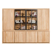 Buffet vaisselier en teck - Style contemporain