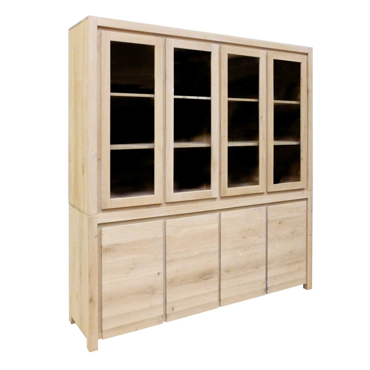 Grand buffet vaisselier | Chêne Tibo