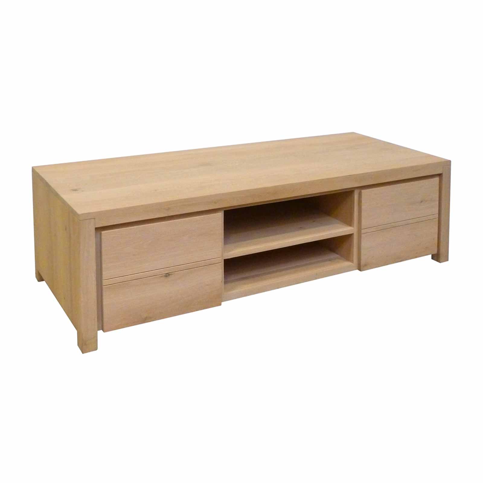 Meuble TV en chêne - Style contemporain