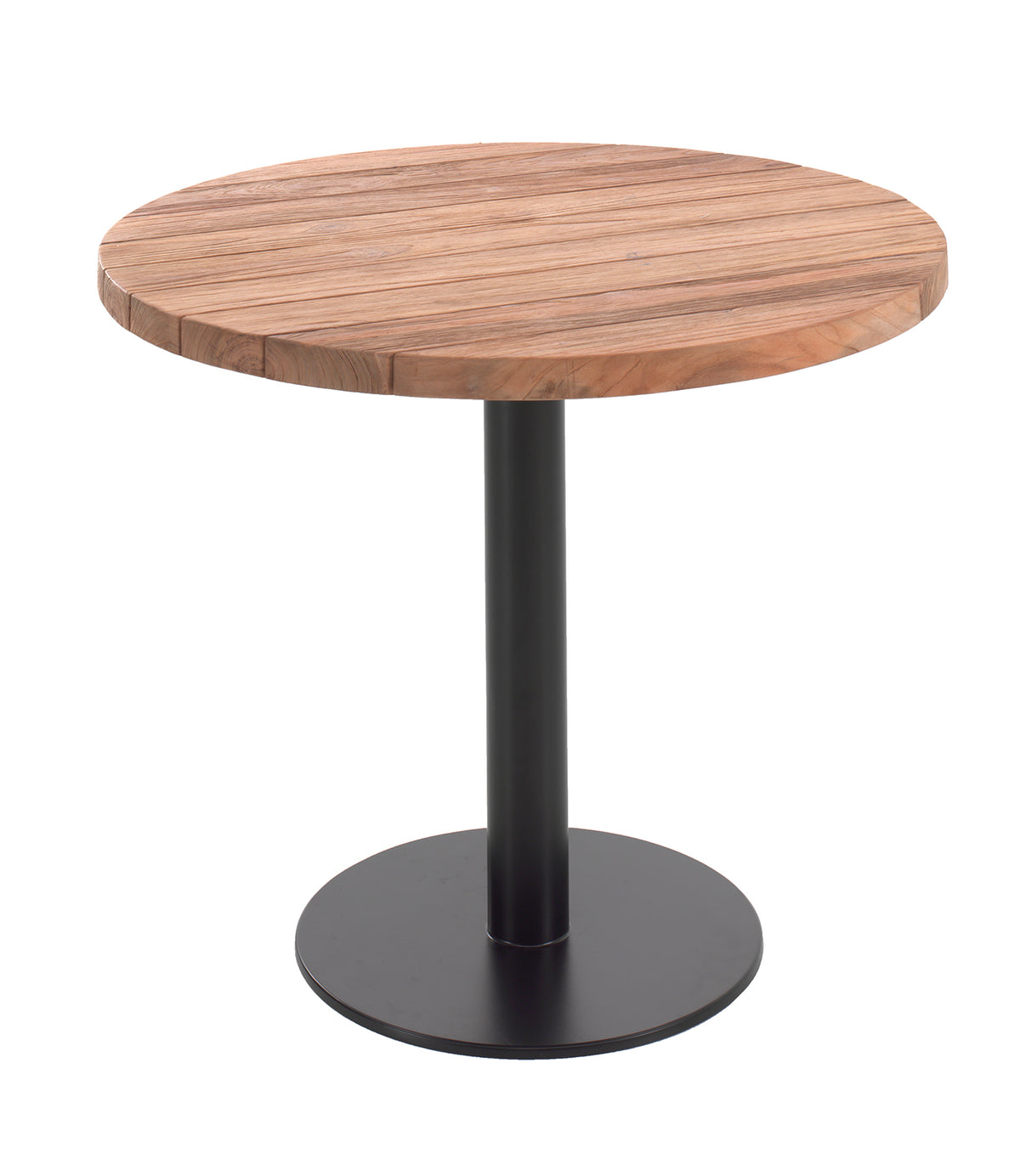 Table de jardin en teck recyclé - Style épuré