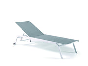 Chaise longue élégante en aluminium - Style chaise longue