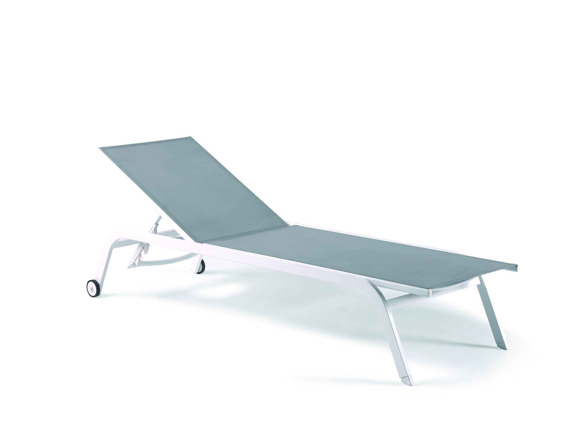 Chaise longue élégante en aluminium - Style chaise longue