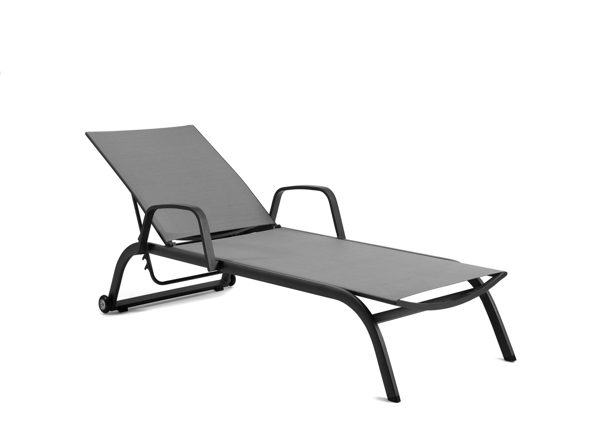 Chaise longue élégante en aluminium - Style chaise longue