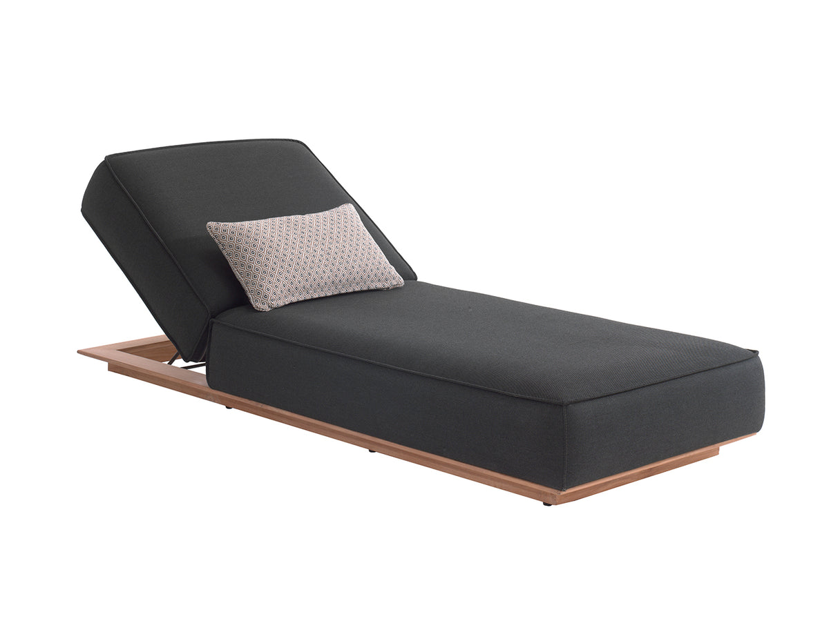 Chaise Longue en Teck Élégante - Style chaise longue