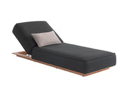 Chaise Longue en Teck Élégante - Style chaise longue