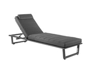 Chaise longue élégante en aluminium - Style chaise longue