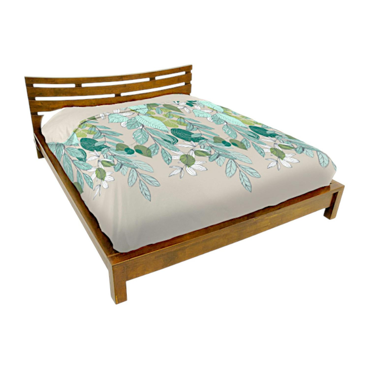 Lit 2 places en Bois Massif - Style contemporain