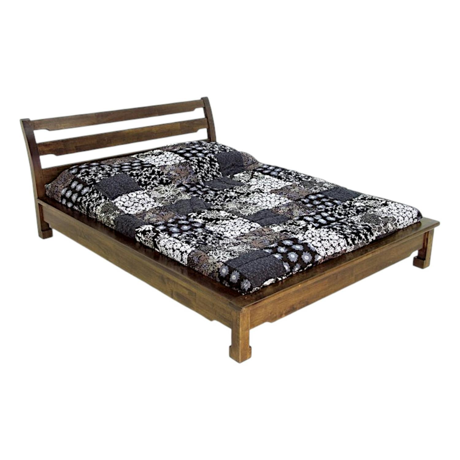 Lit en bois massif - Style moderne