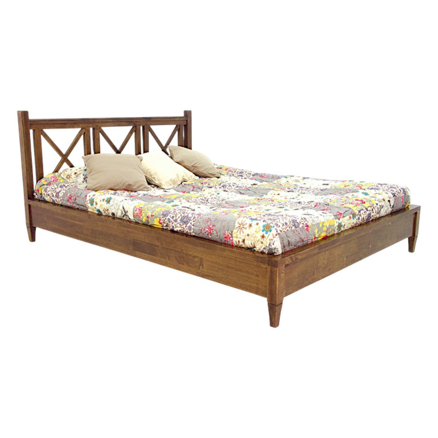 Lit en Bois Massif - Style moderne