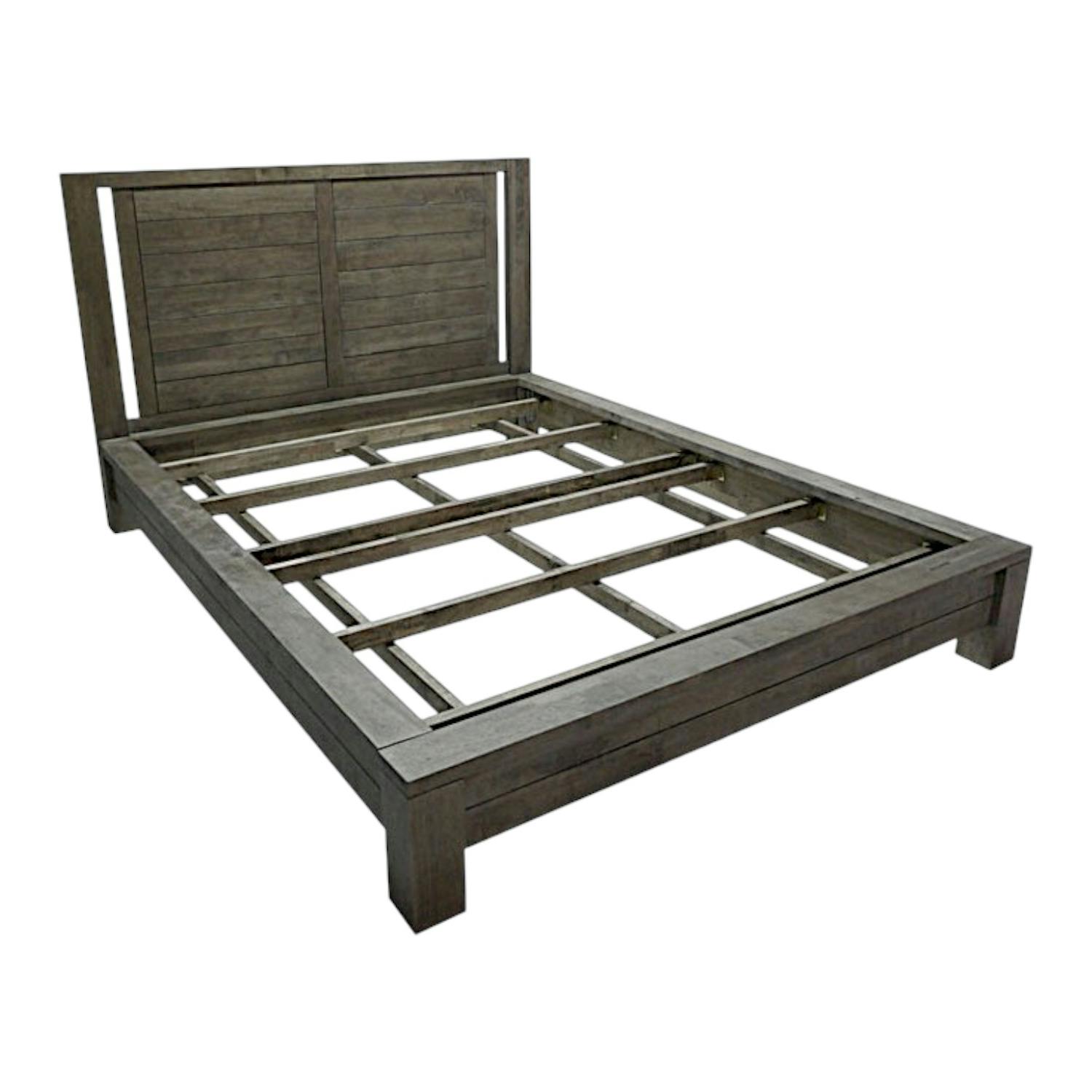 Lit en Bois Massif - Style moderne