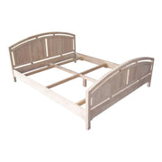Lit 2 places en Bois Massif - Style colonial