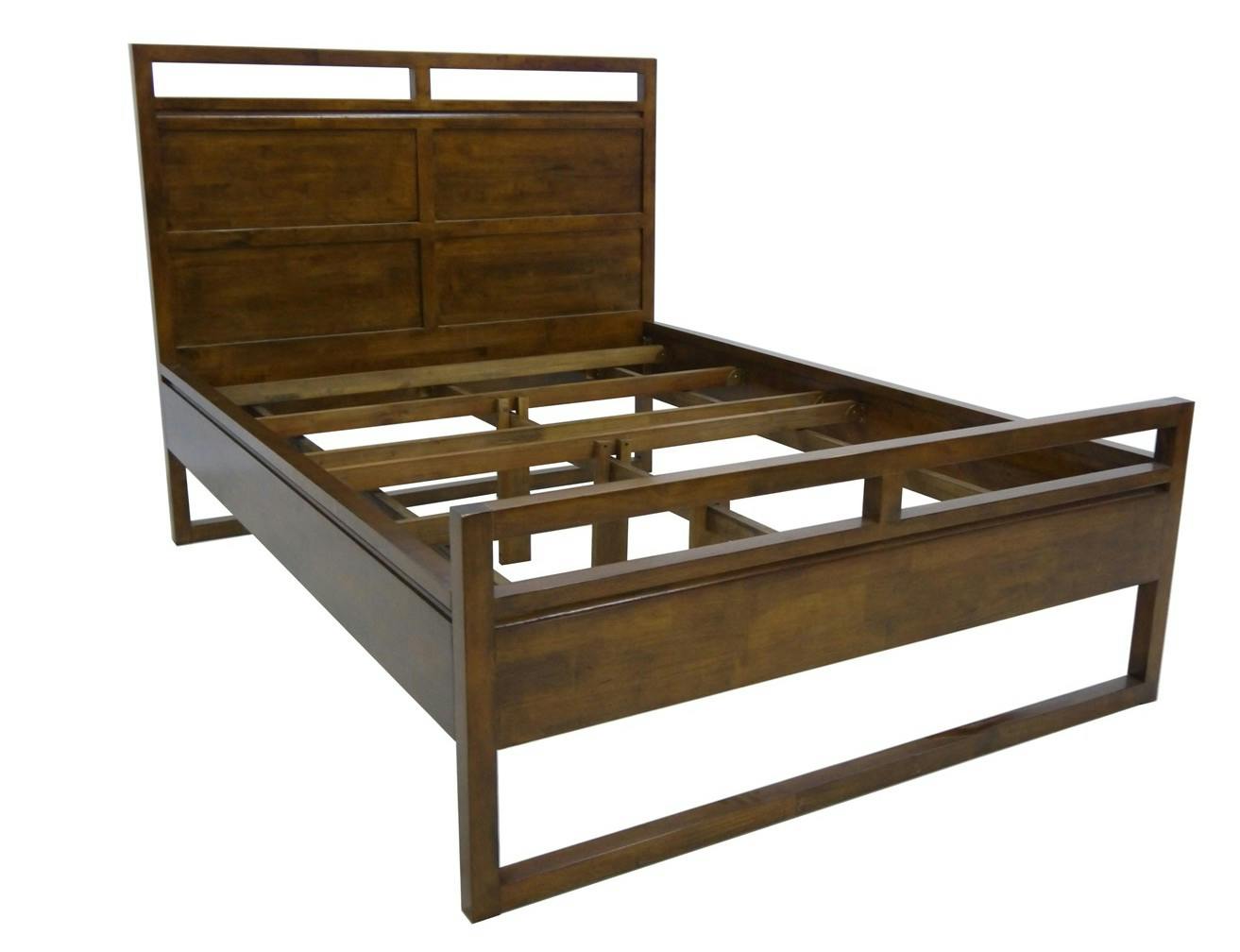 Lit en Bois Massif - Style moderne