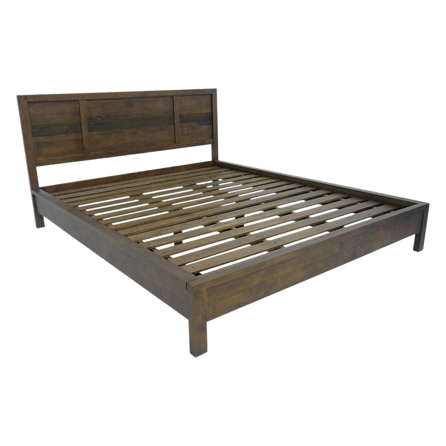 Lit en bois massif - Style moderne
