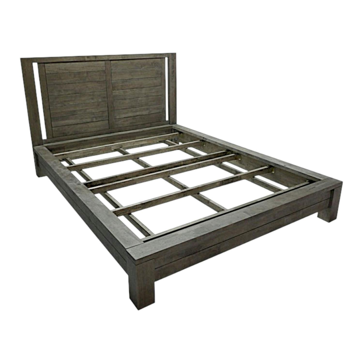Lit en Bois Massif - Style moderne